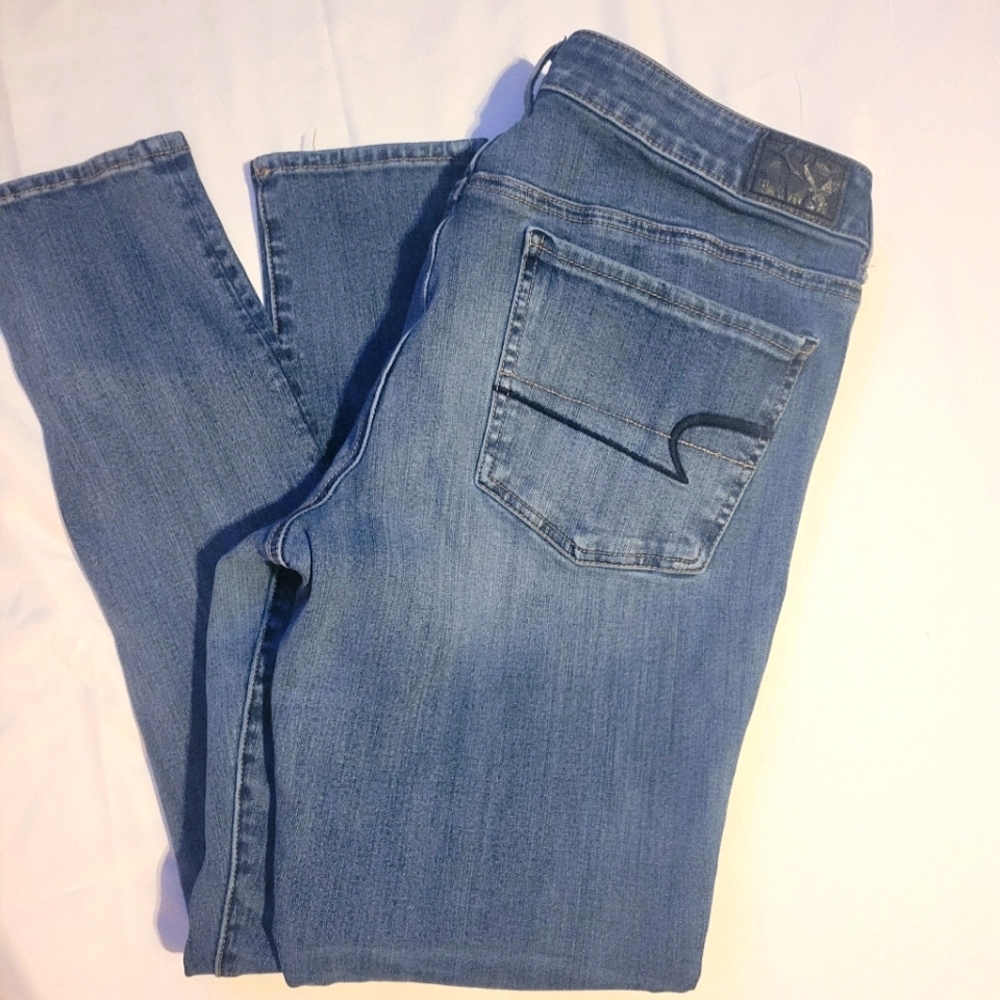 American Eagle Outfitters Mid Rise Jeggings Size 12 Reg - Picture 3 of 3